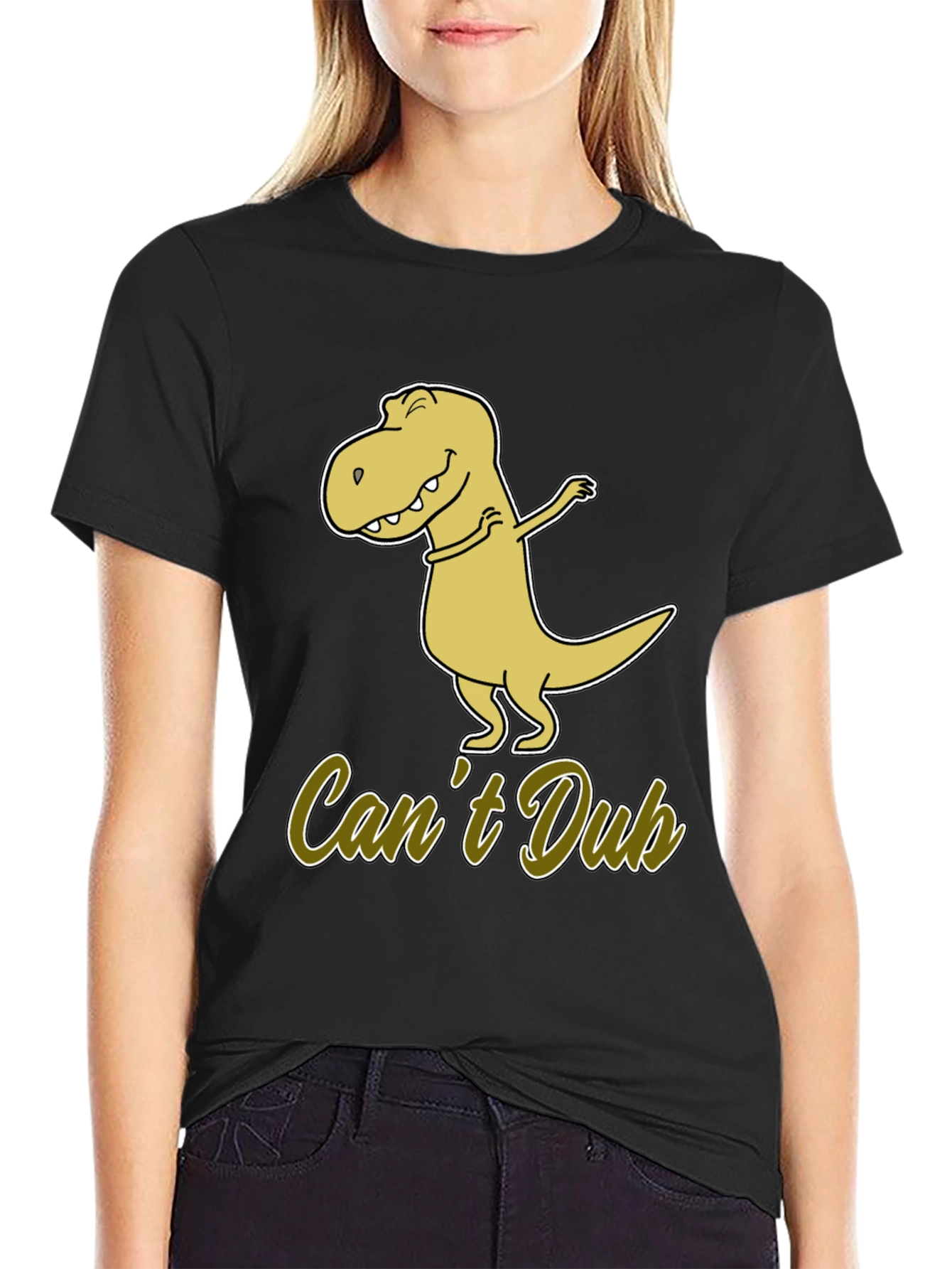 Funny Dinosaur Dab T-Shirt - Cant Dub Tee