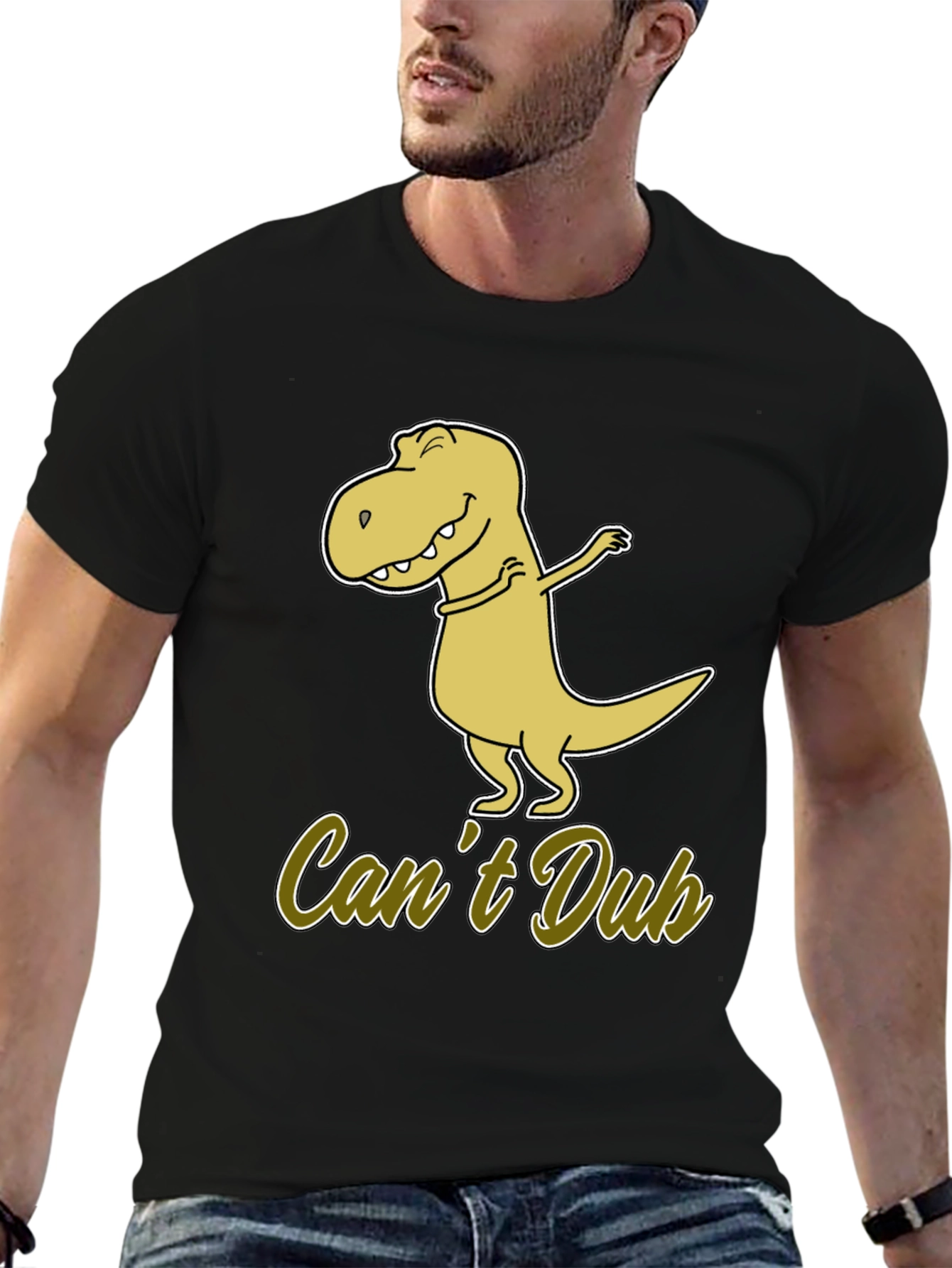 Funny Dinosaur Dab T-Shirt - Cant Dub Tee