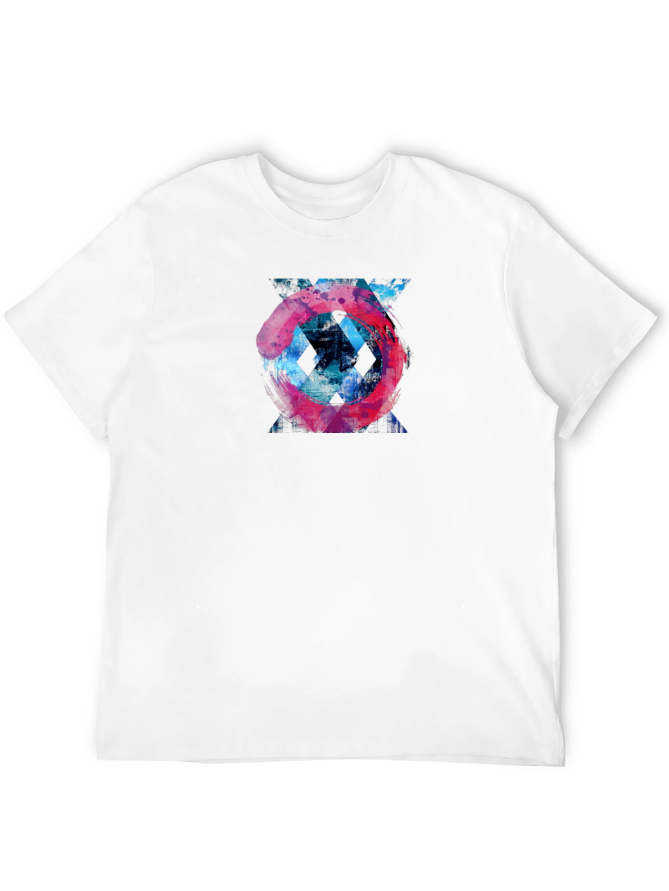 Abstract Graphic Tee - Mens Black T-Shirt