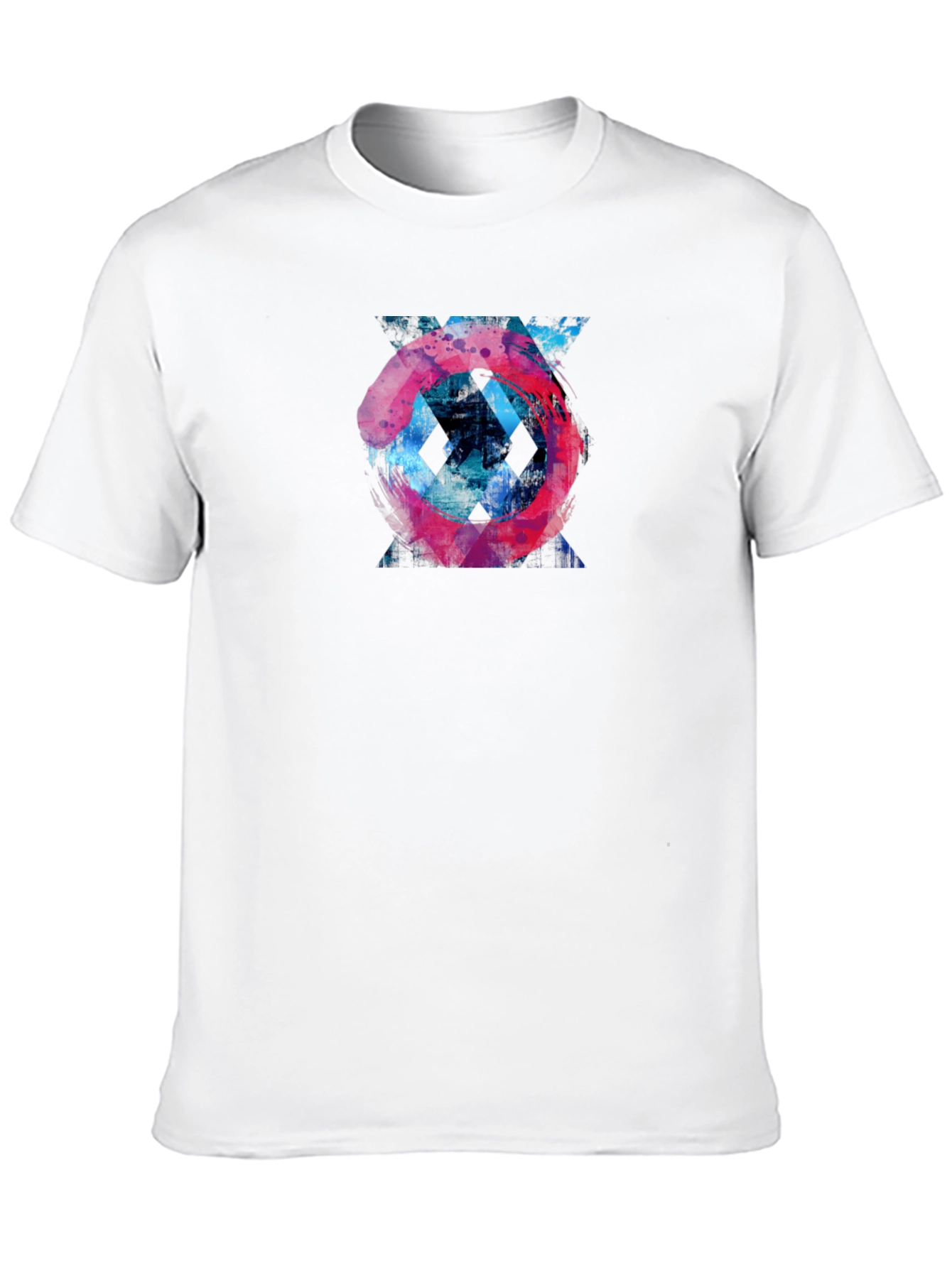 Abstract Graphic Tee - Mens Black T-Shirt