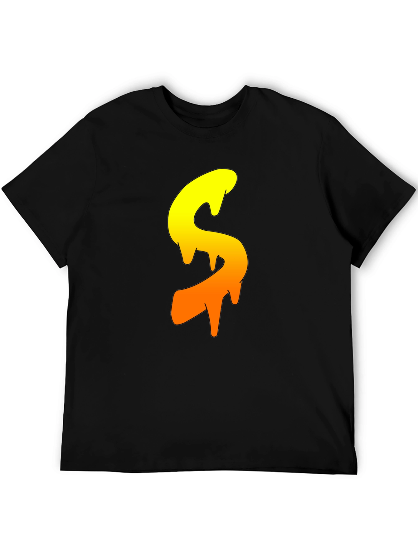 Dripping S Graphic Tee - Cool Casual Style