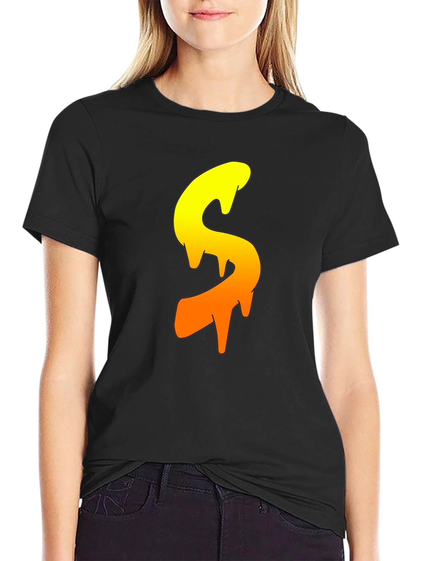 Dripping S Graphic Tee - Cool Casual Style