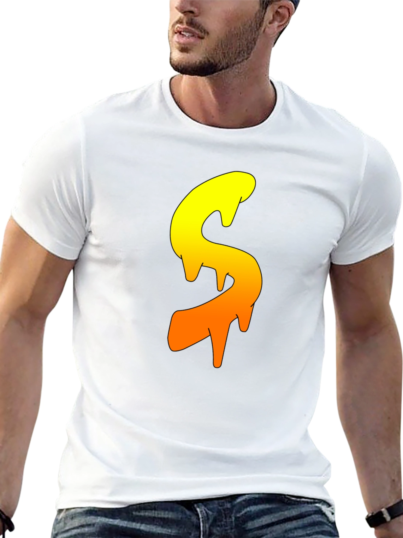 Dripping S Graphic Tee - Cool Casual Style
