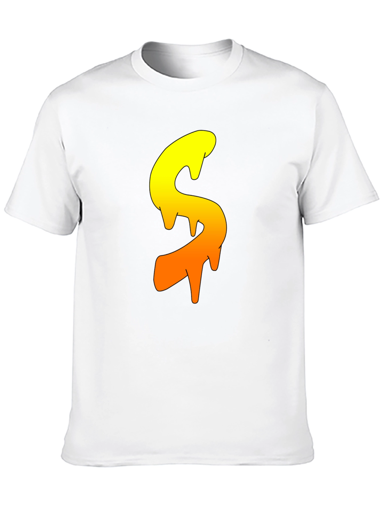 Dripping S Graphic Tee - Cool Casual Style