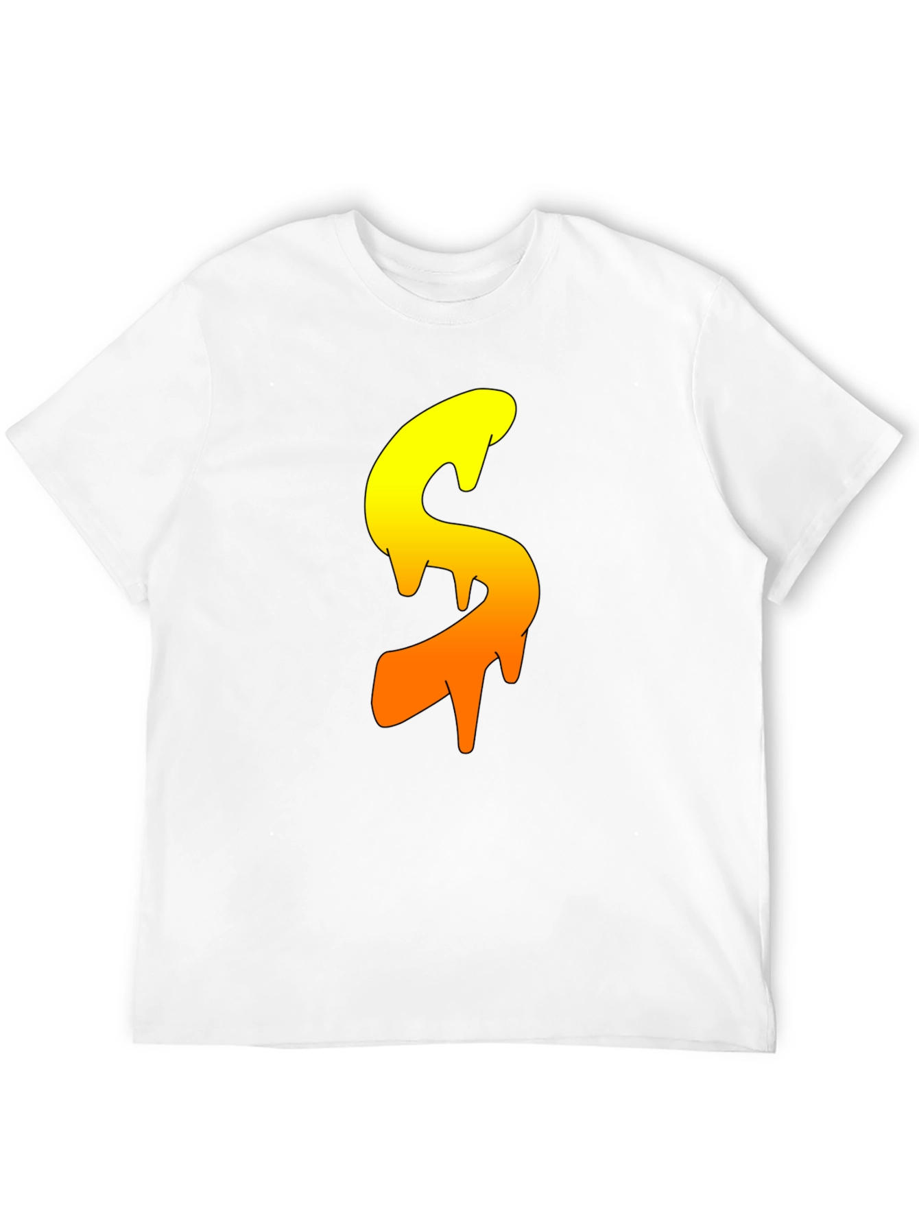 Dripping S Graphic Tee - Cool Casual Style