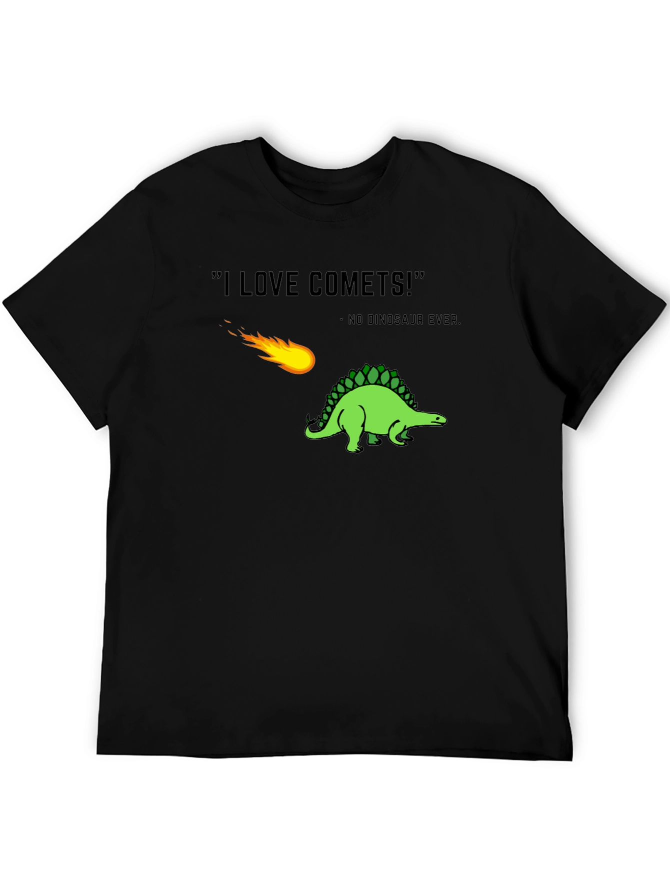 I Love Comets! Dinosaur Graphic T-Shirt
