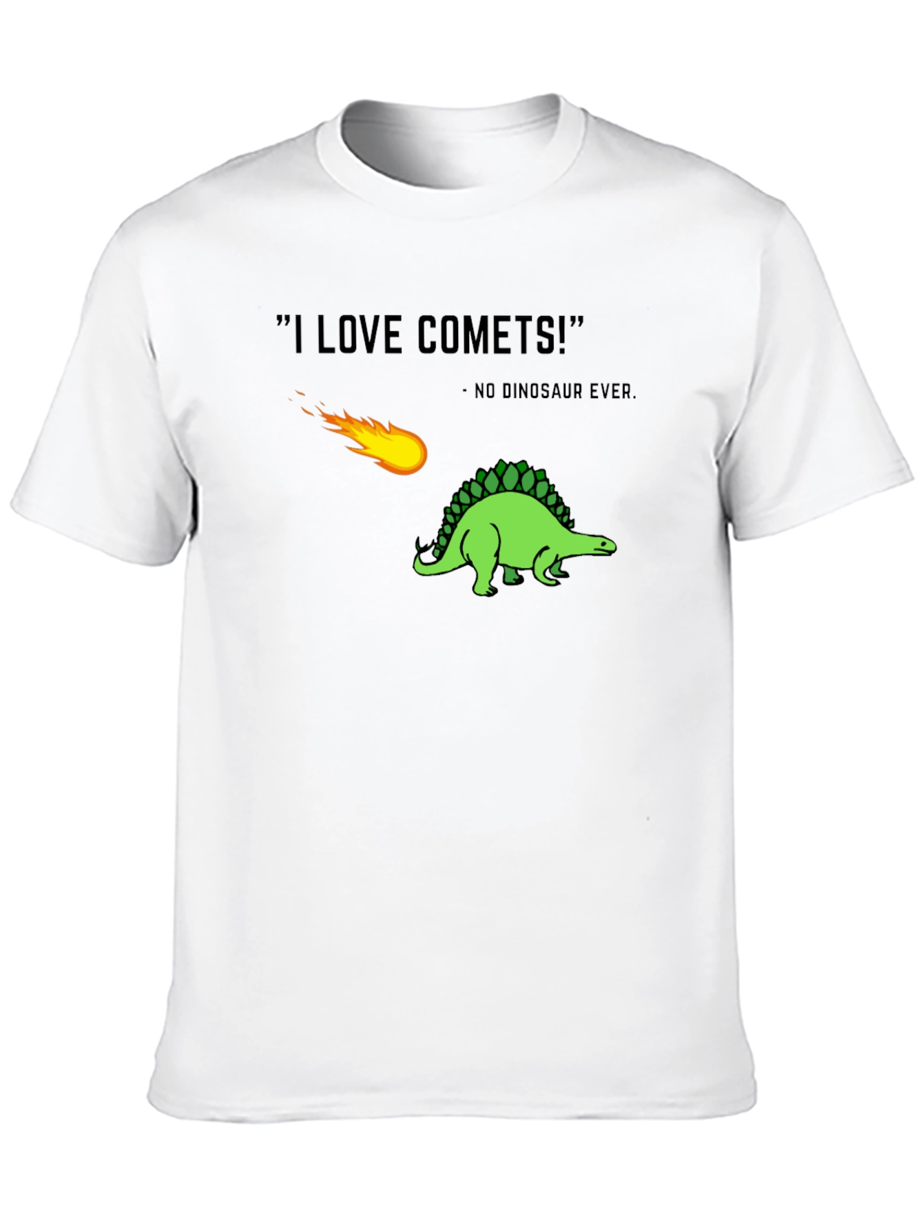 I Love Comets! Dinosaur Graphic T-Shirt
