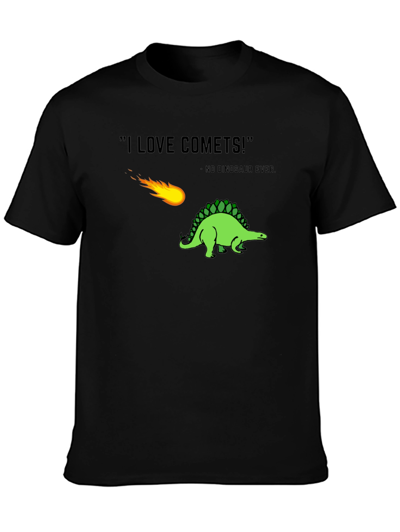 I Love Comets! Dinosaur Graphic T-Shirt