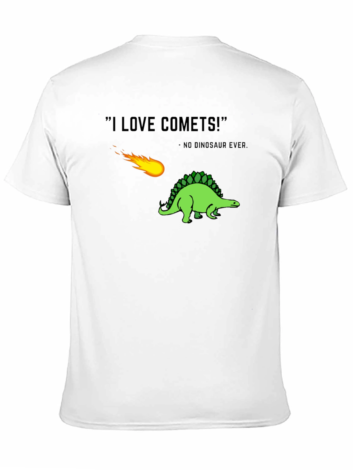 I Love Comets! Dinosaur Graphic T-Shirt