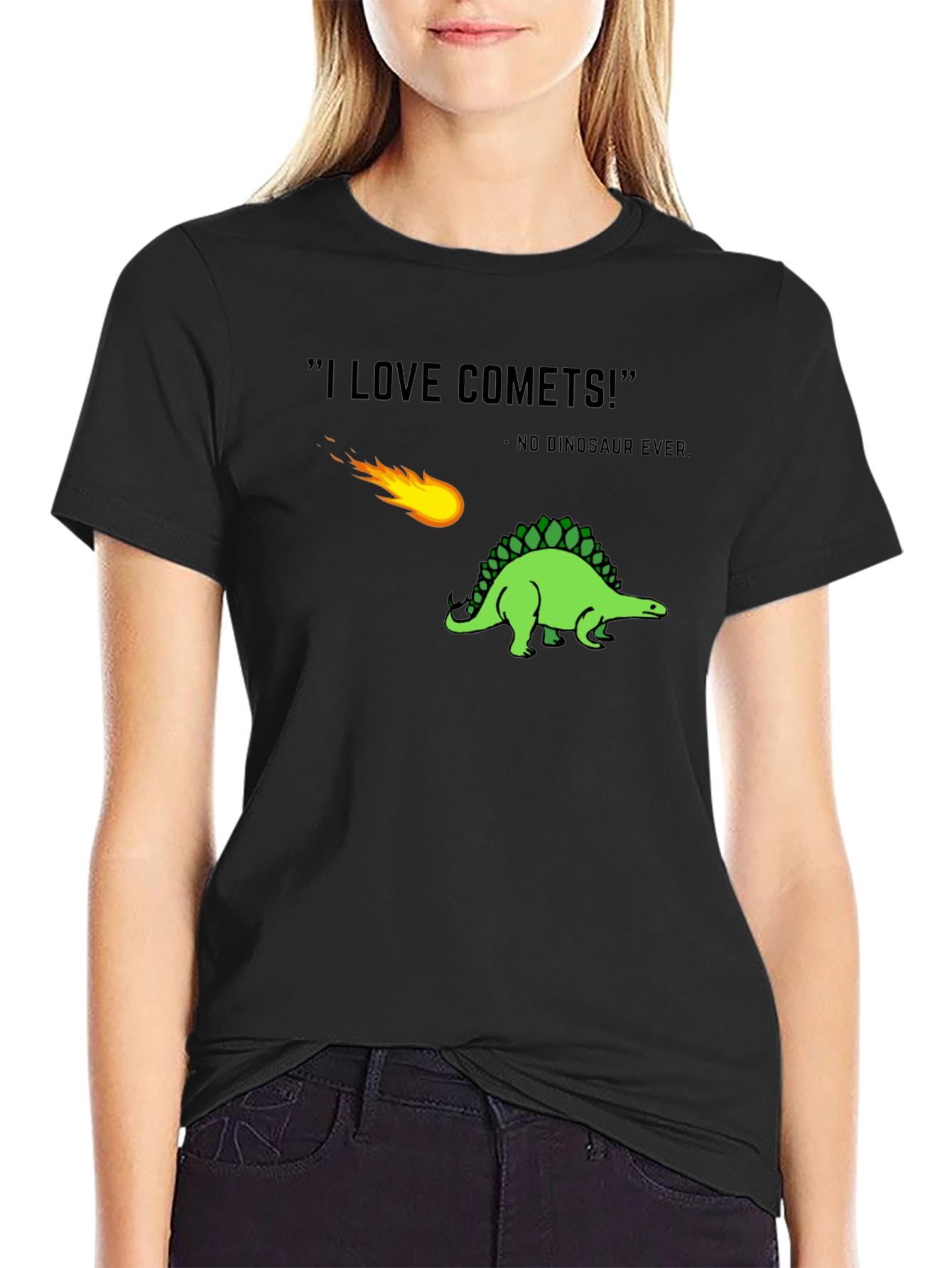 I Love Comets! Dinosaur Graphic T-Shirt