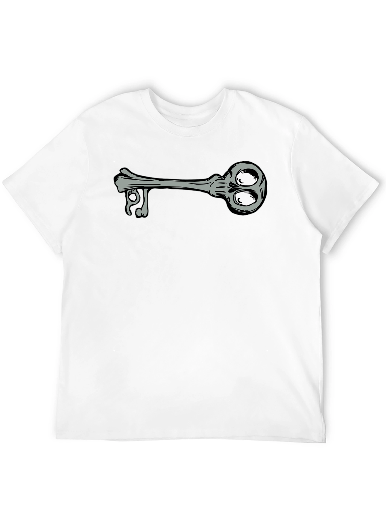 Skeleton Key Graphic Tee - Unisex Black T-Shirt