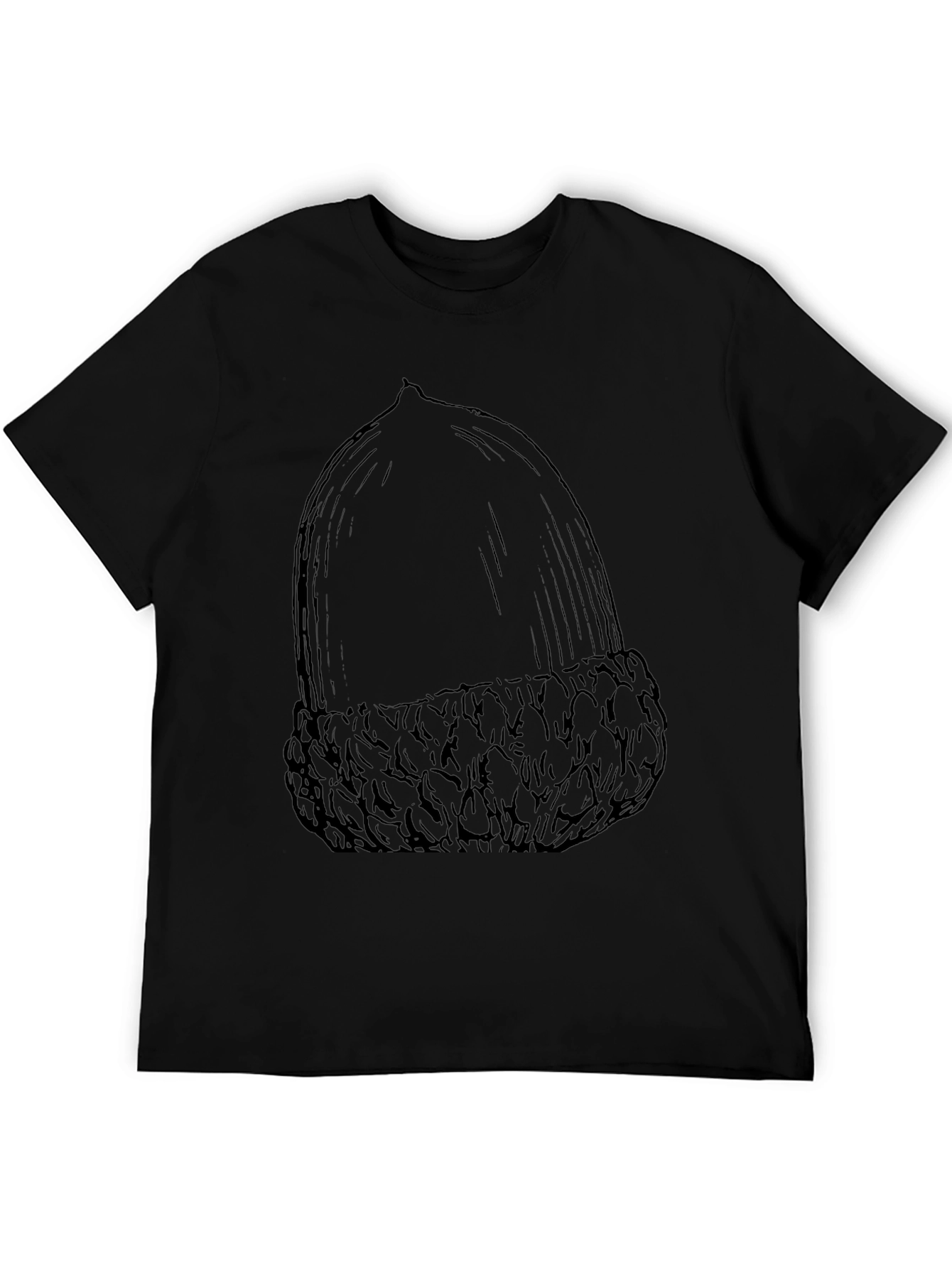Acorn Graphic Black T-Shirt
