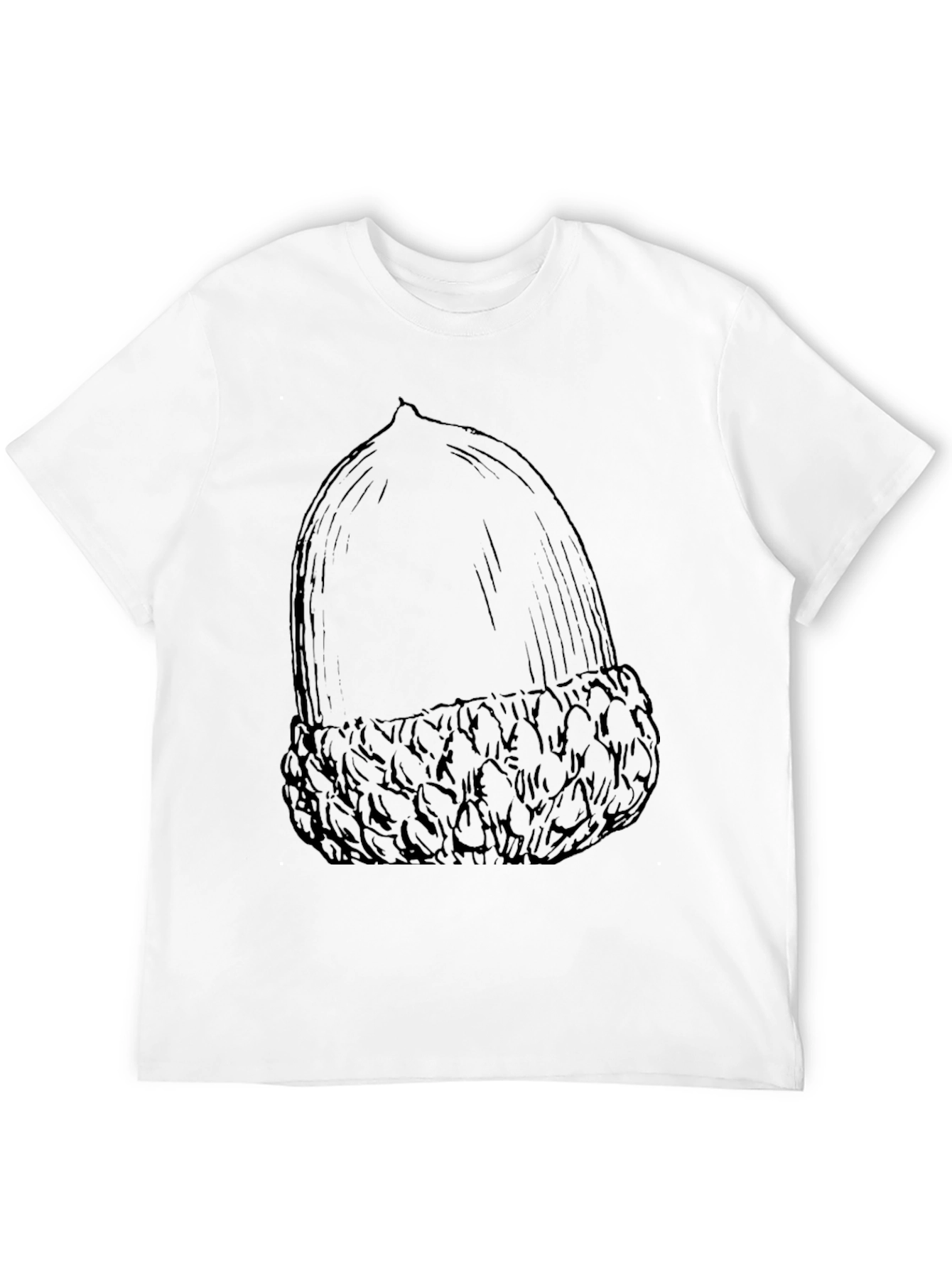 Acorn Graphic Black T-Shirt