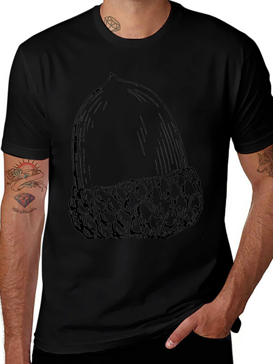Acorn Graphic Black T-Shirt
