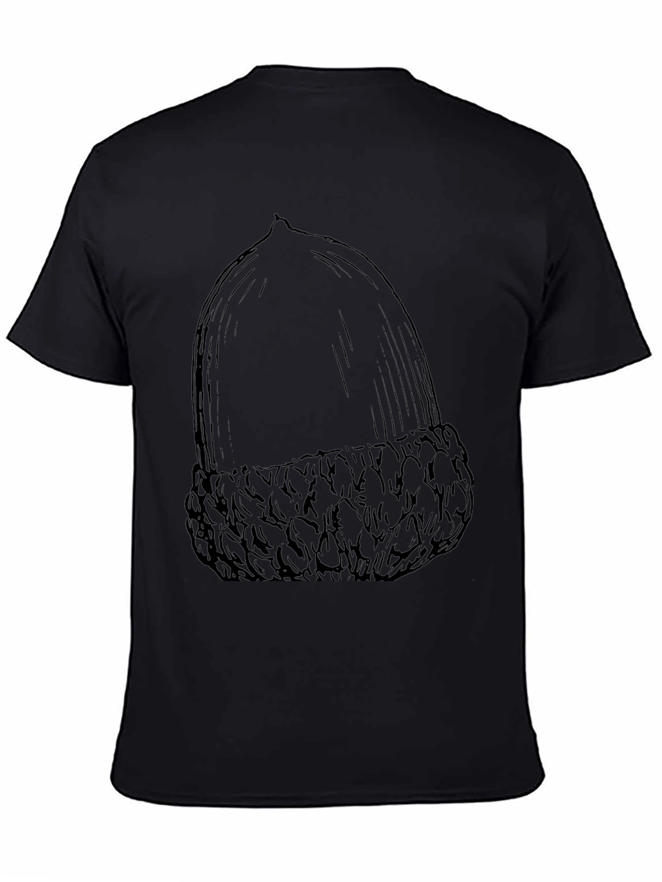 Acorn Graphic Black T-Shirt