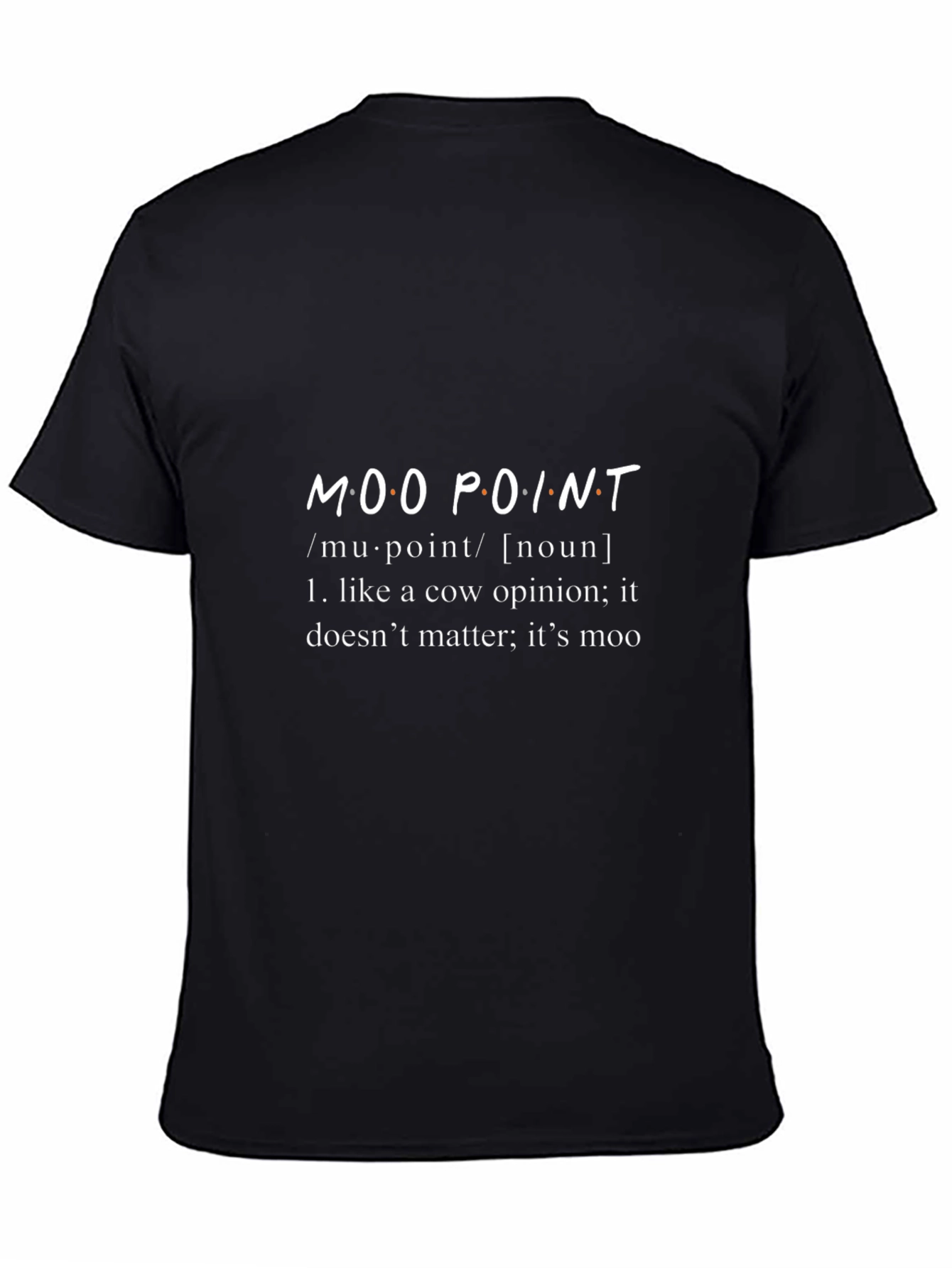 Moo Point Graphic Tee - Funny Cow Opinion T-Shirt