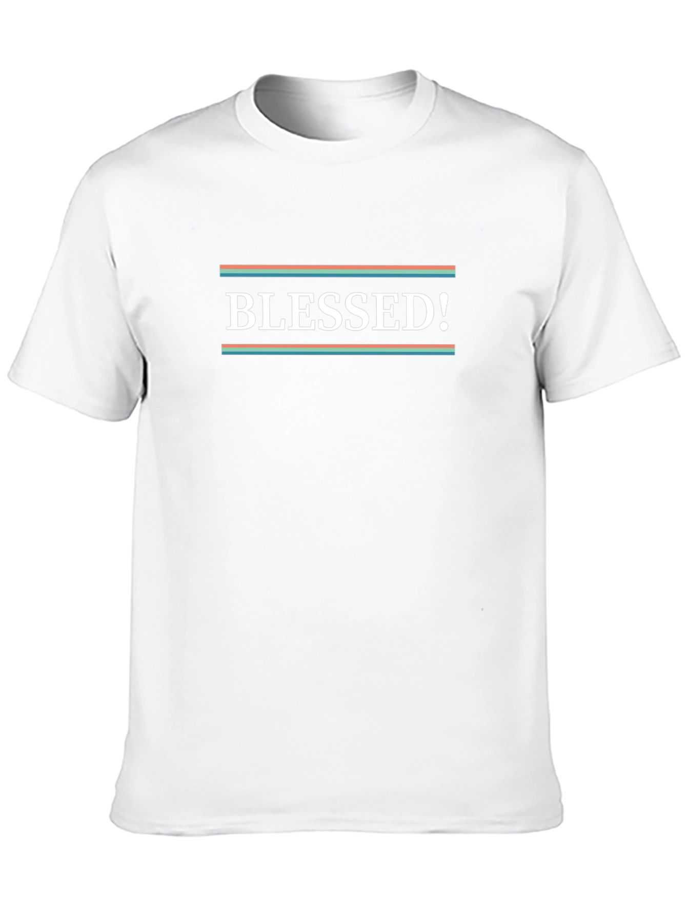 Blessed Graphic T-Shirt - Black Cotton Blend