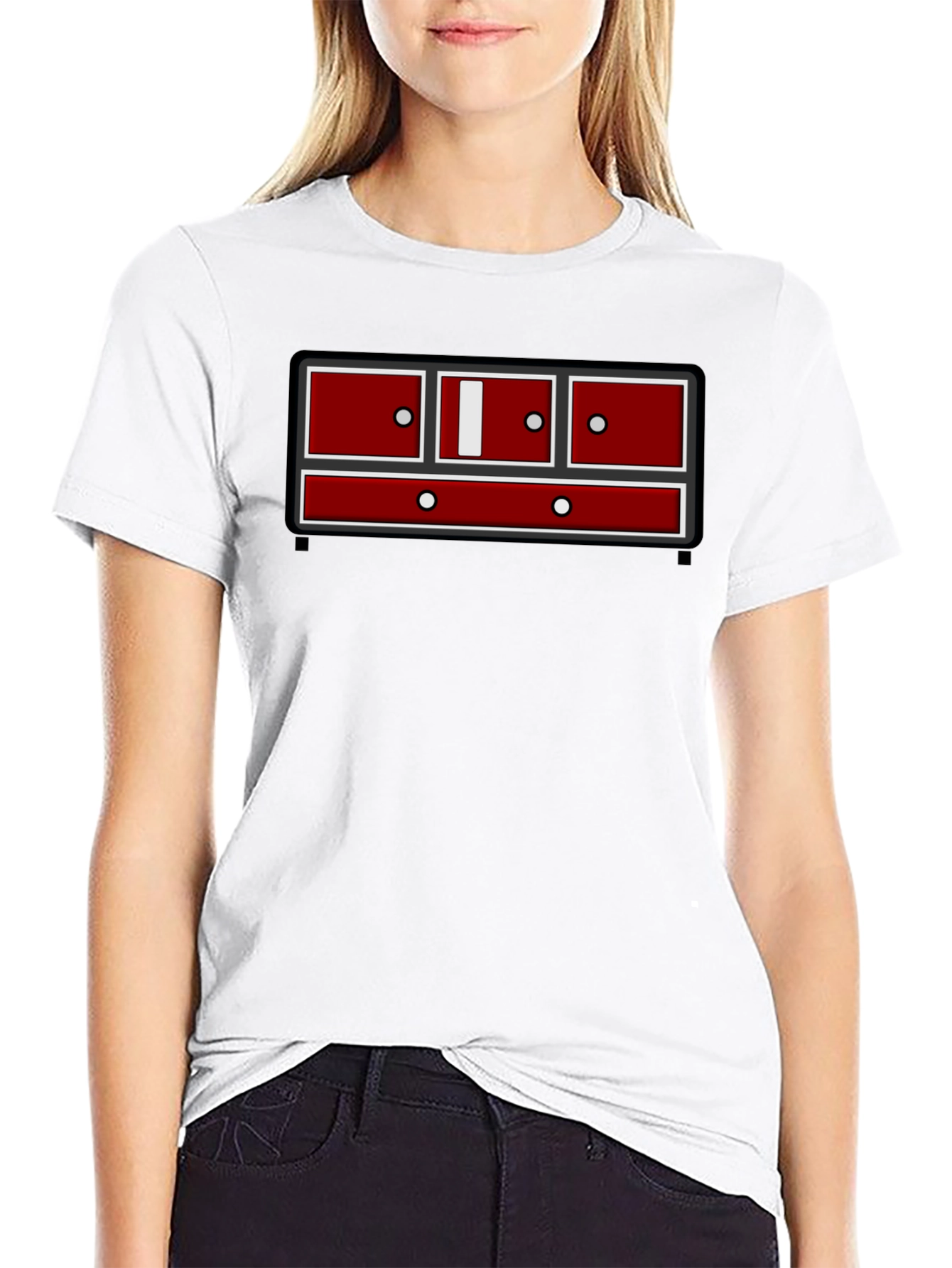Chest of Drawers Graphic Tee - Quirky Style