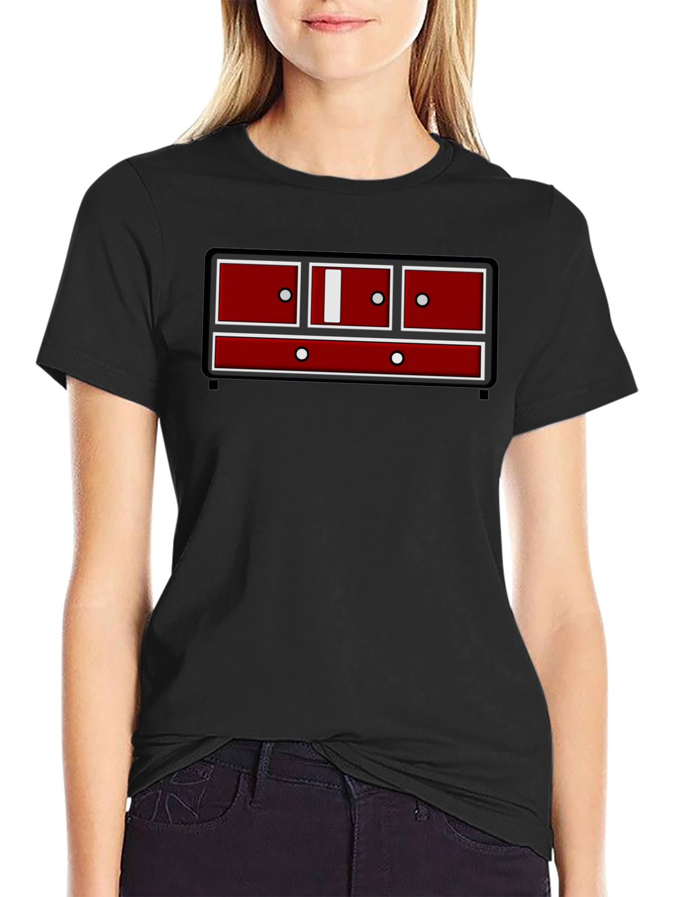 Chest of Drawers Graphic Tee - Quirky Style