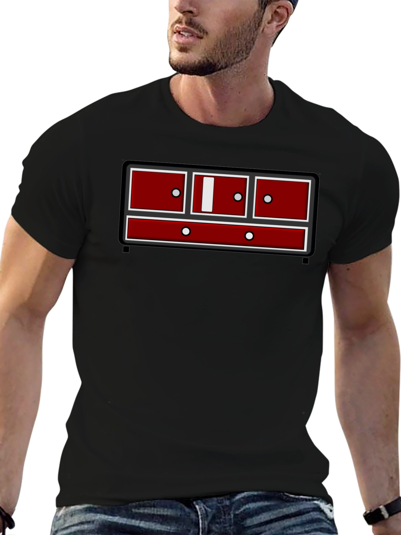 Chest of Drawers Graphic Tee - Quirky Style