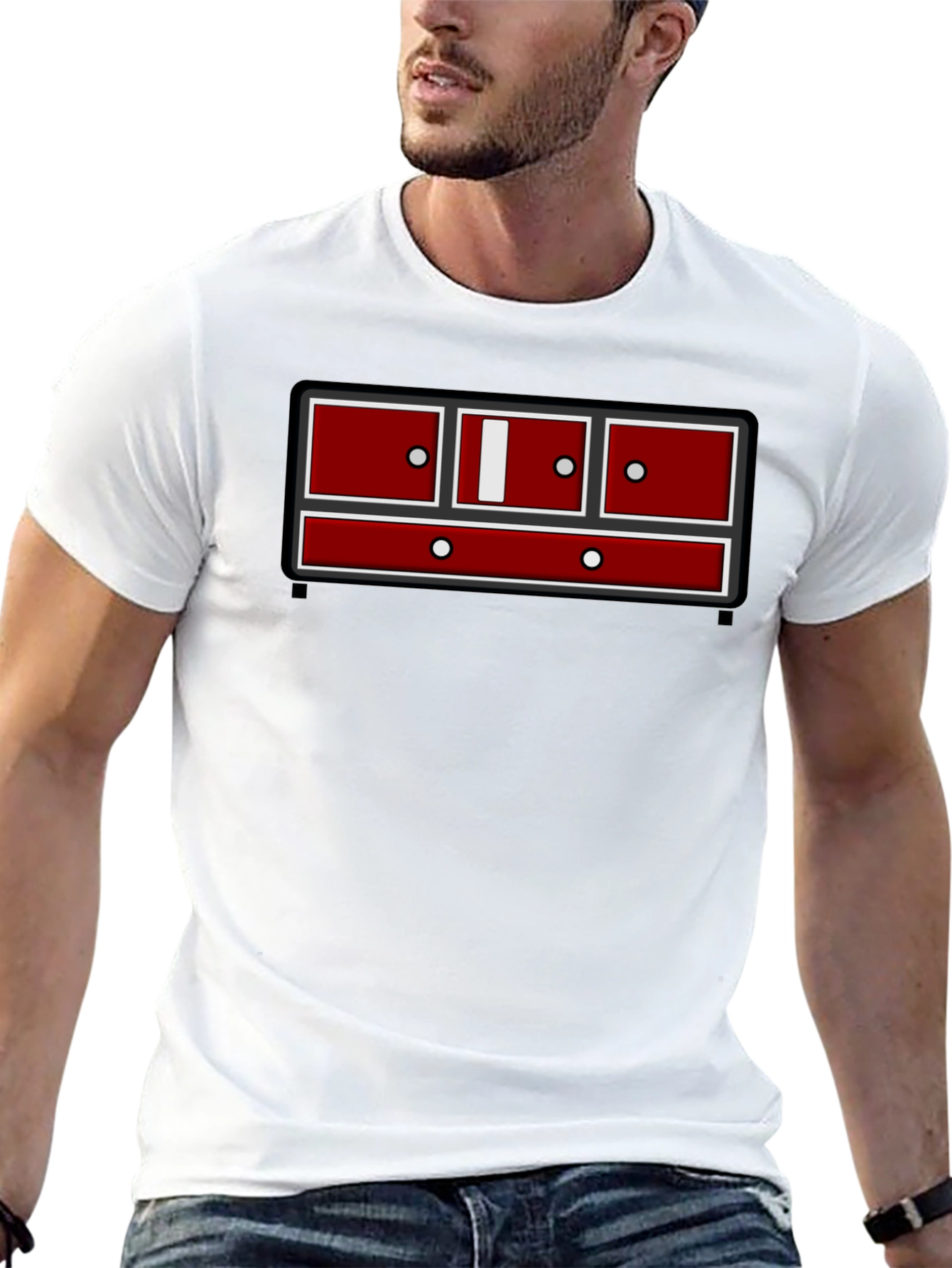 Chest of Drawers Graphic Tee - Quirky Style