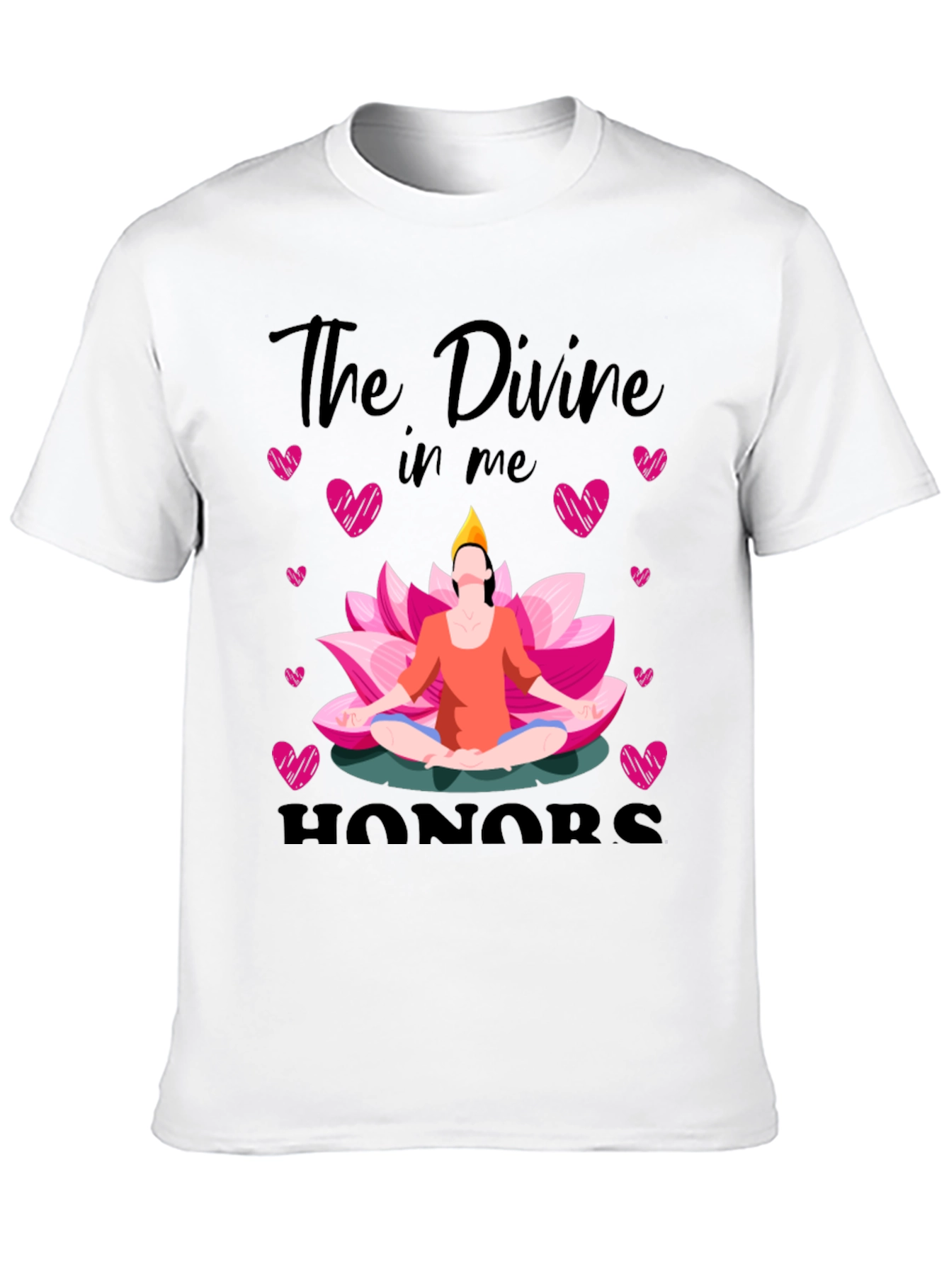 Divine Honors Yoga Lotus Heart T-Shirt
