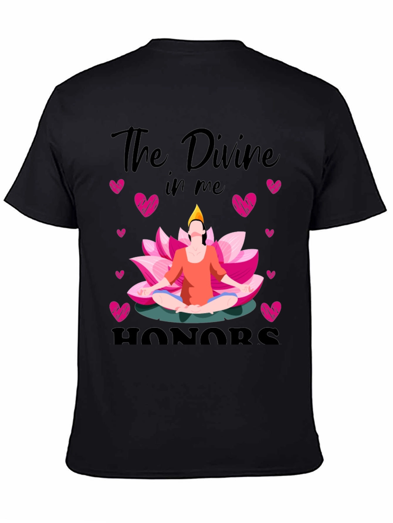 Divine Honors Yoga Lotus Heart T-Shirt