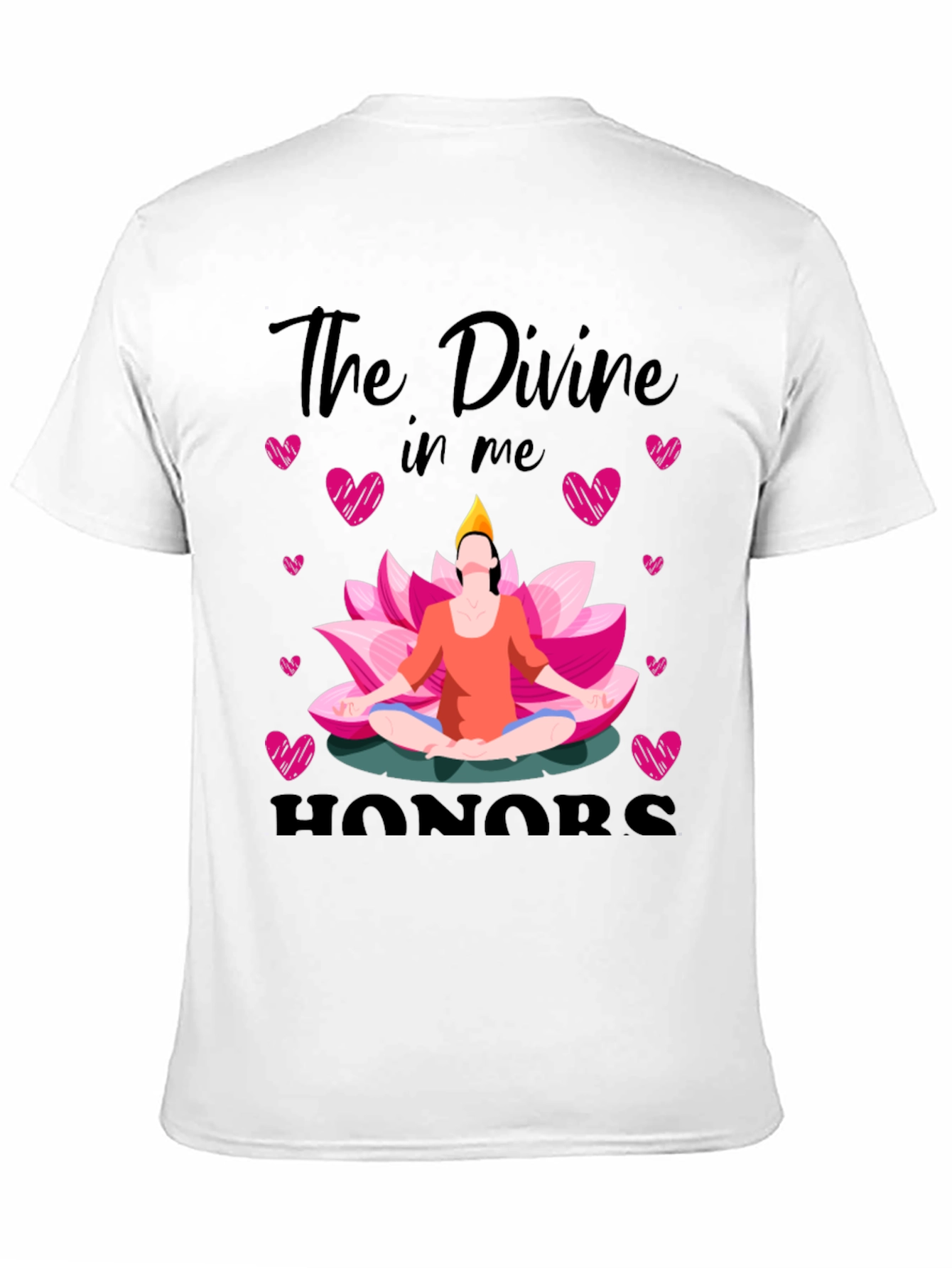 Divine Honors Yoga Lotus Heart T-Shirt
