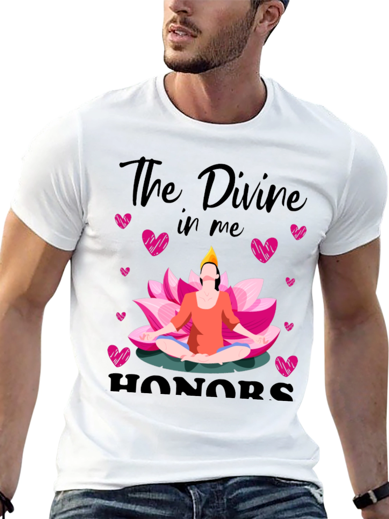 Divine Honors Yoga Lotus Heart T-Shirt