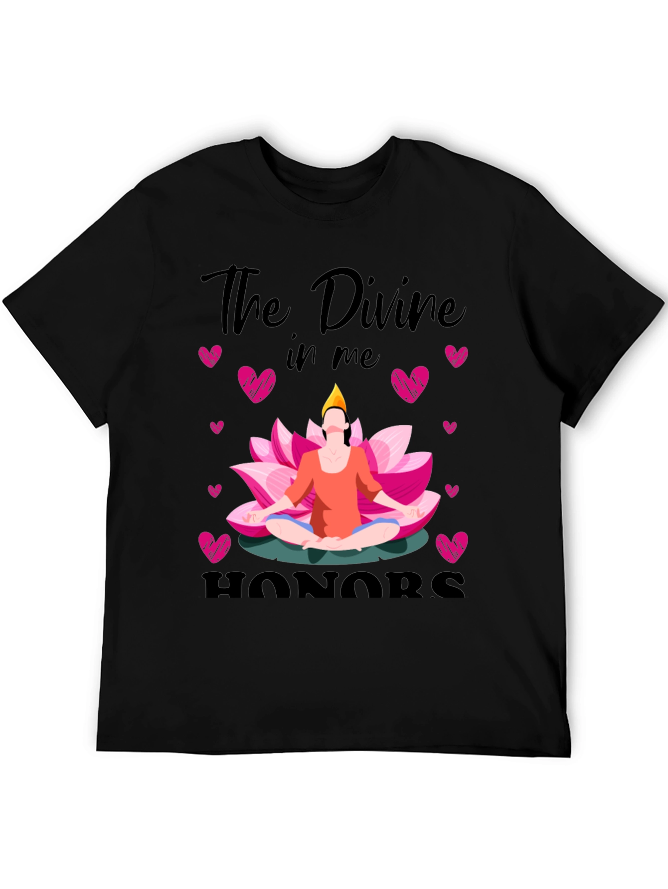 Divine Honors Yoga Lotus Heart T-Shirt