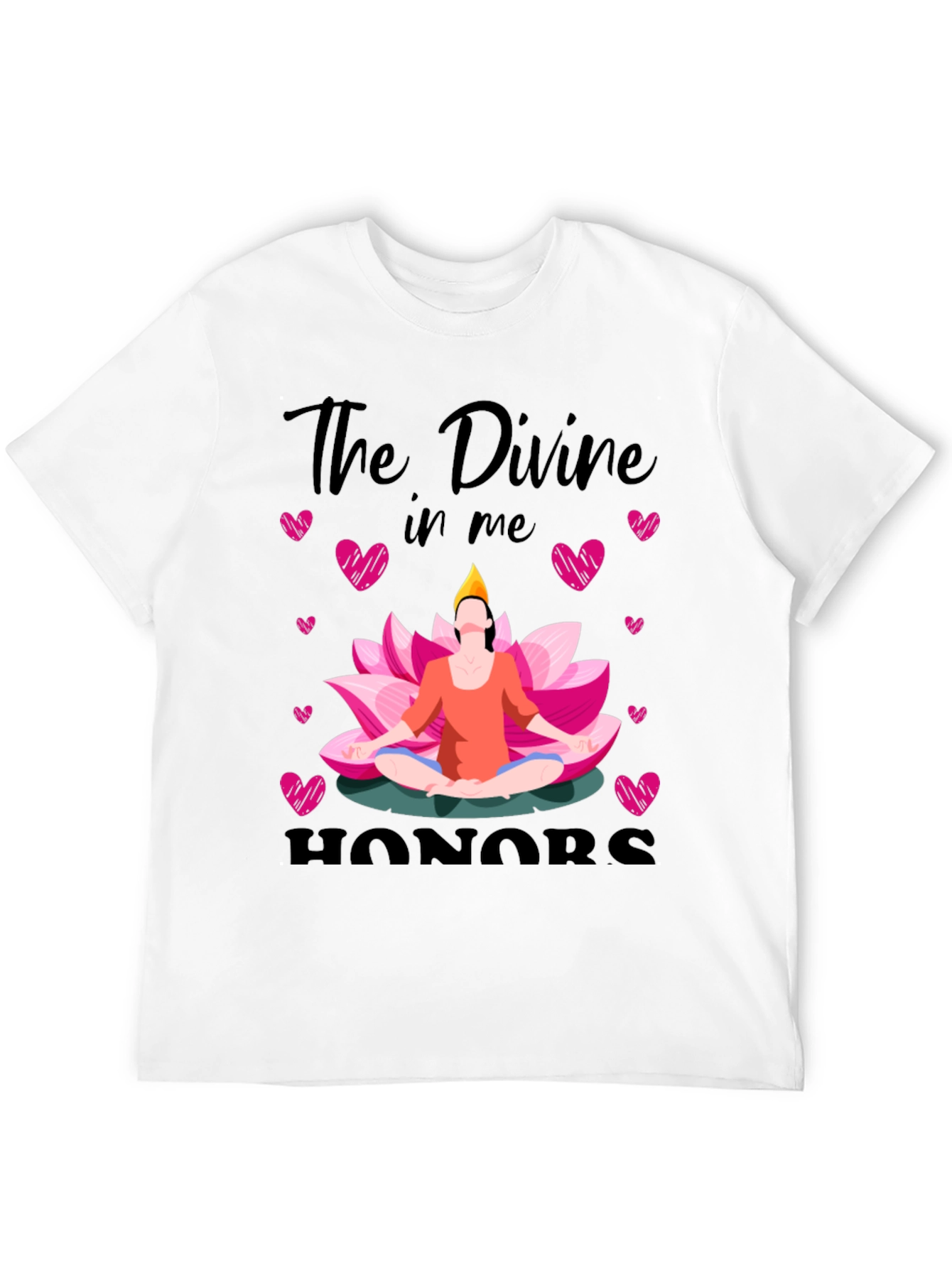 Divine Honors Yoga Lotus Heart T-Shirt