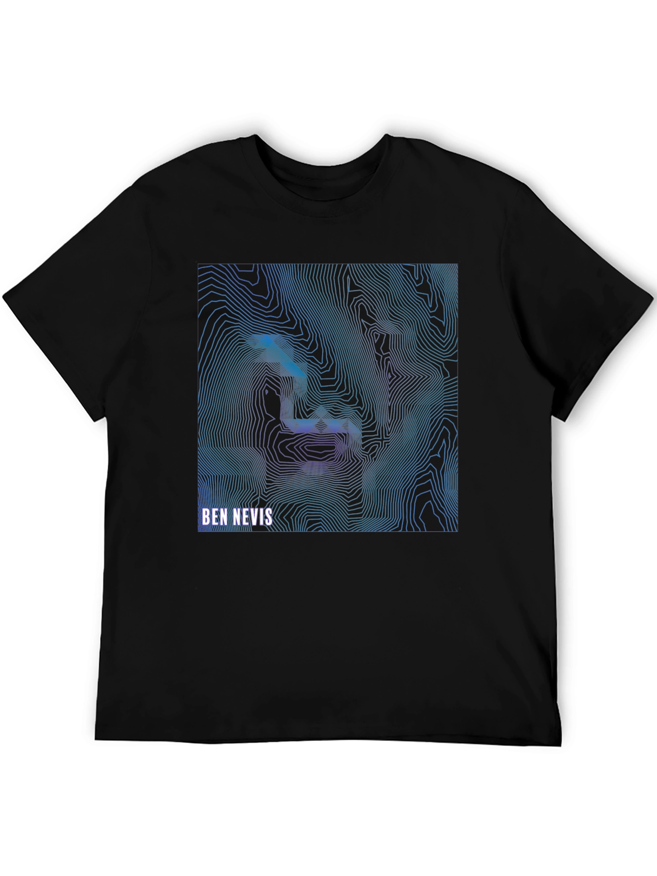 Ben Nevis Topographic T-Shirt - Stylish Mountain Design