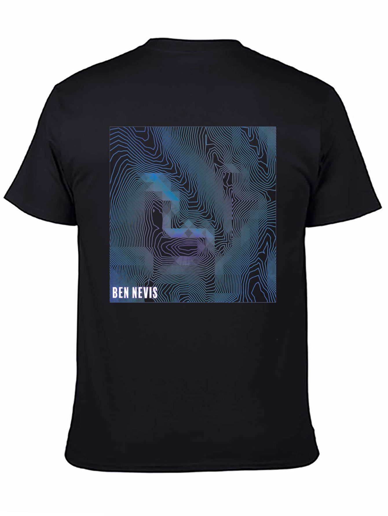 Ben Nevis Topographic T-Shirt - Stylish Mountain Design