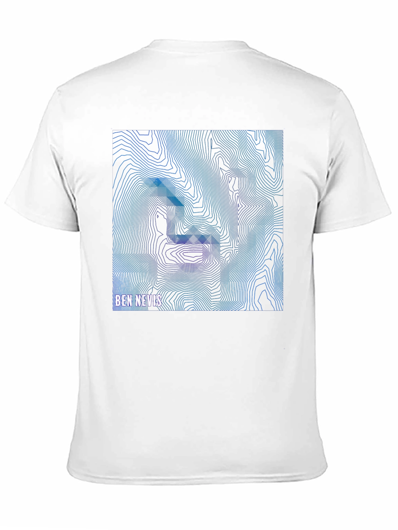 Ben Nevis Topographic T-Shirt - Stylish Mountain Design