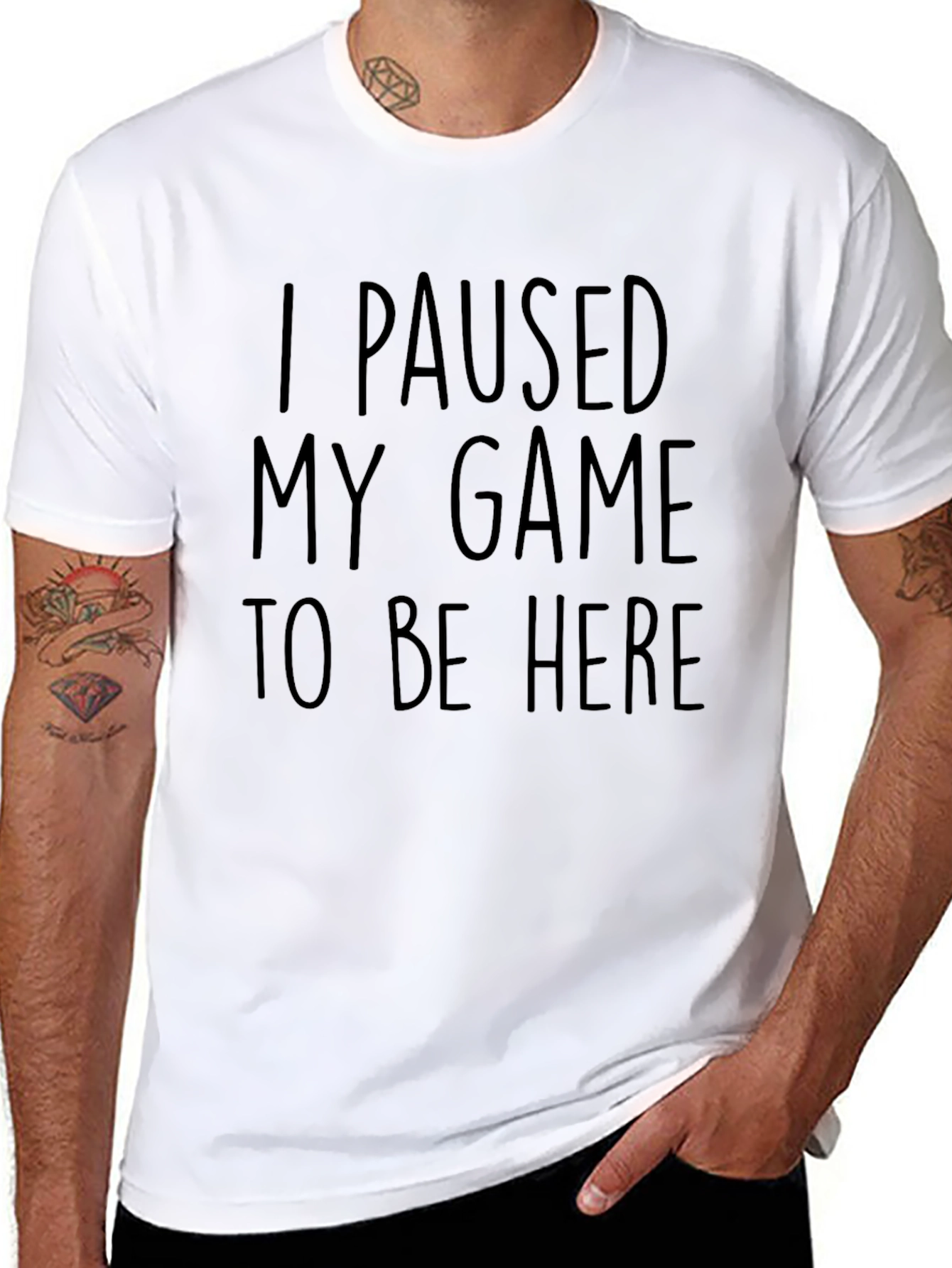 I Paused My Game T-Shirt - Gamer Gift
