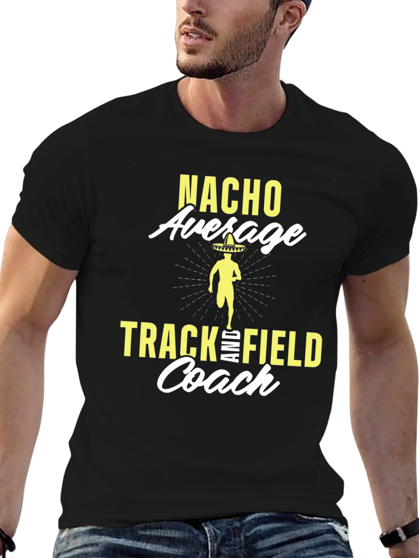 Nacho Average Track & Field Coach T-Shirt