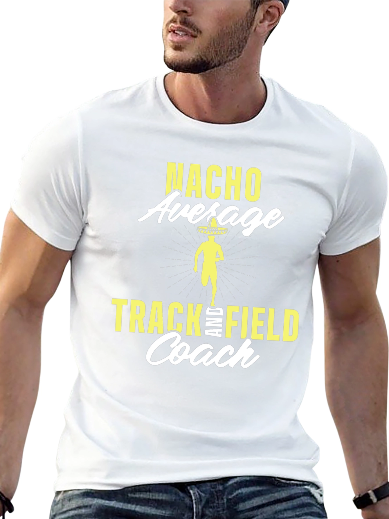 Nacho Average Track & Field Coach T-Shirt
