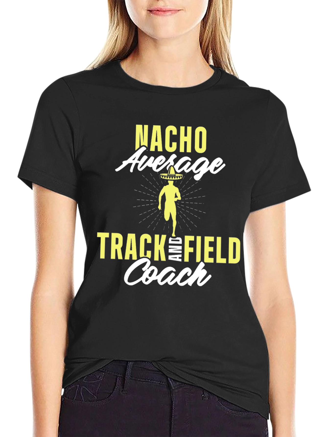 Nacho Average Track & Field Coach T-Shirt