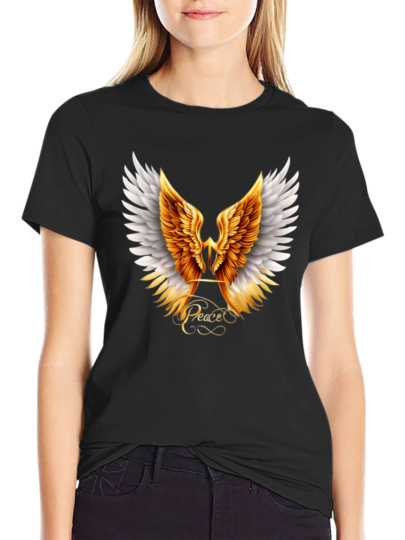 Wings of Peace Graphic T-Shirt