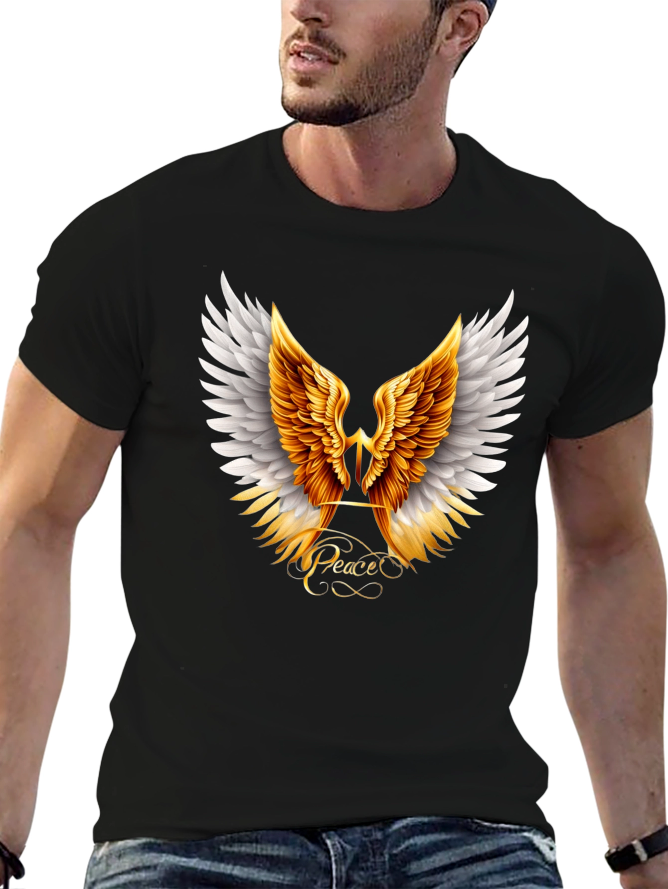 Wings of Peace Graphic T-Shirt