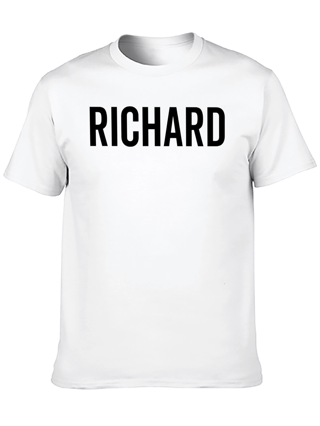 Richard Tee - Classic Black T-Shirt