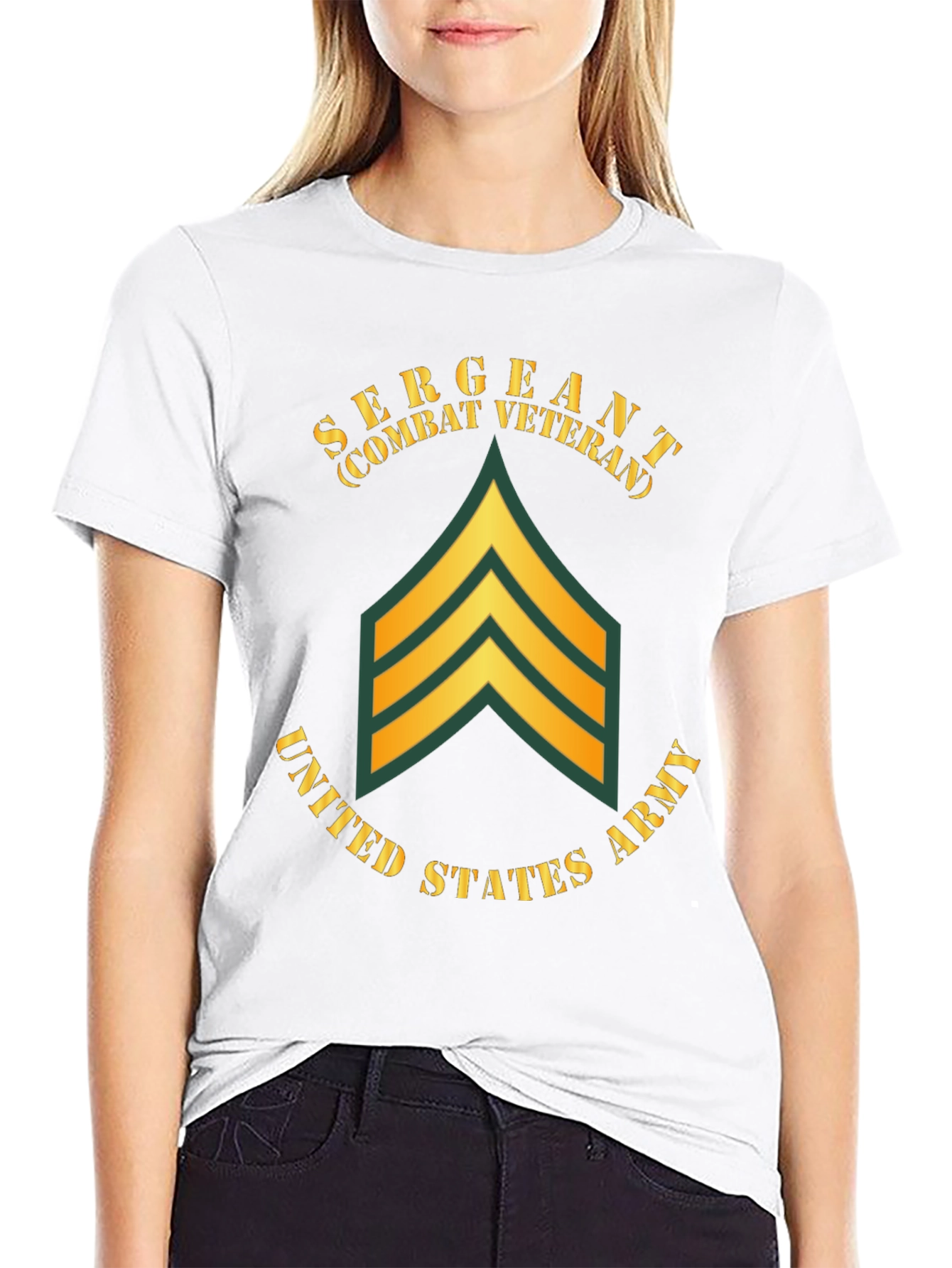 Sergeant Combat Veteran T-Shirt - US Army Tribute Tee