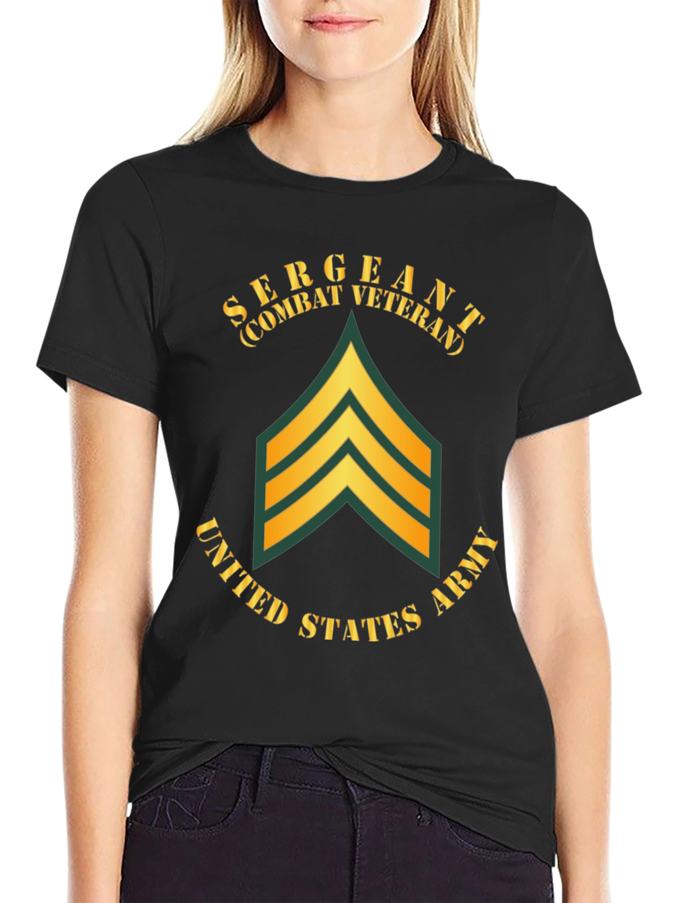 Sergeant Combat Veteran T-Shirt - US Army Tribute Tee