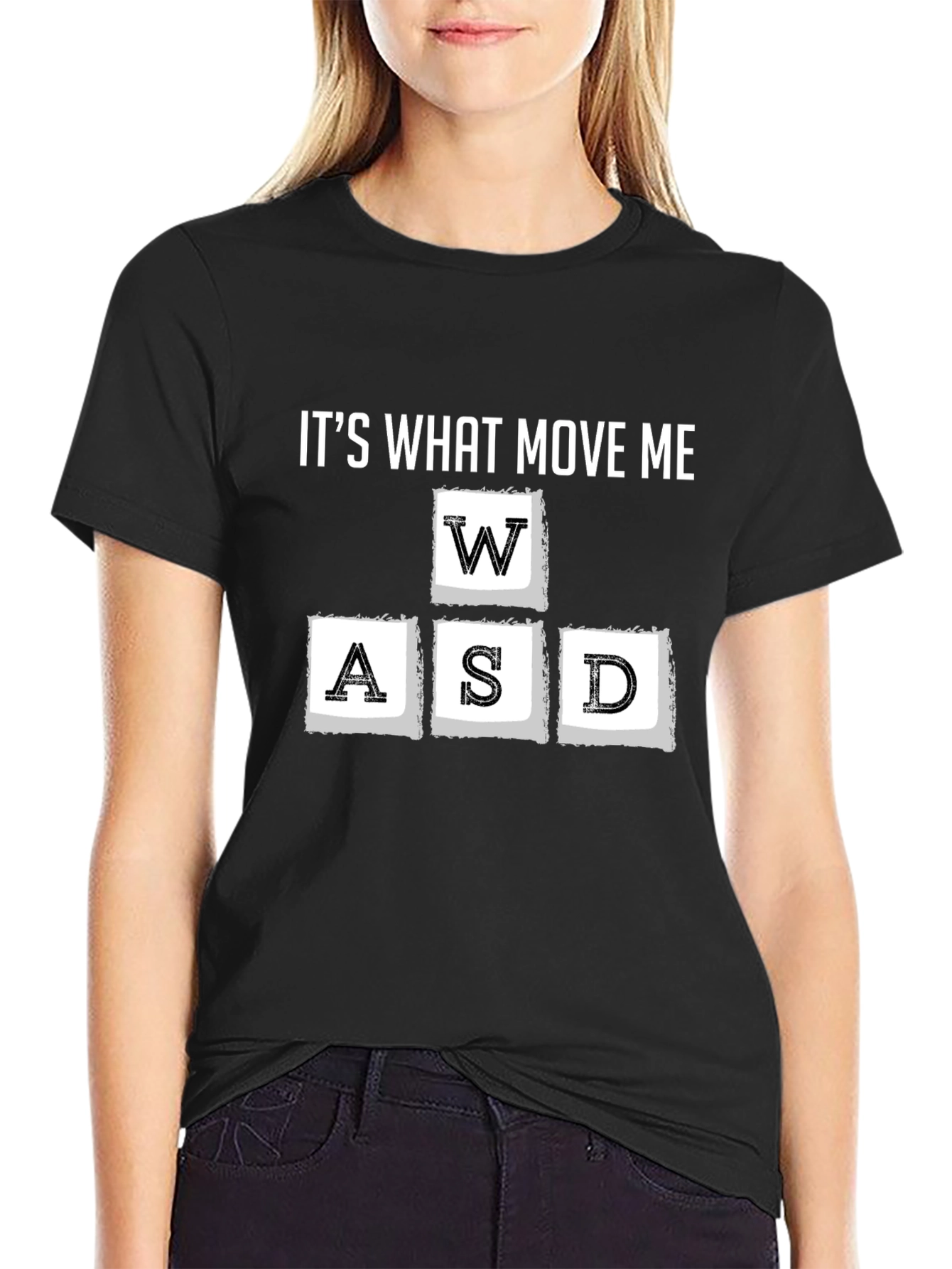 Gamer WASD Keyboard T-Shirt - Its What Move Me