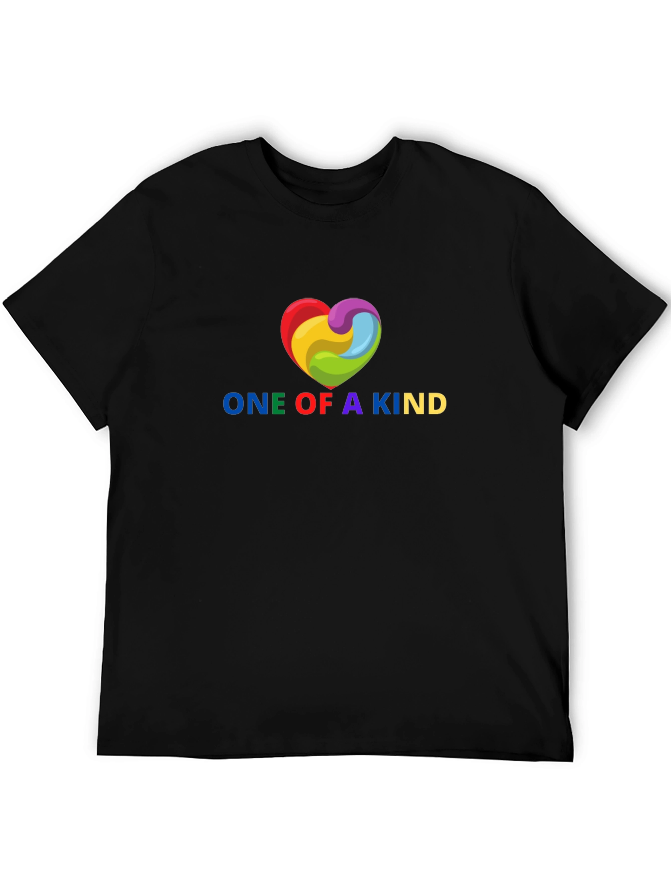 One Of A Kind Rainbow Heart T-Shirt