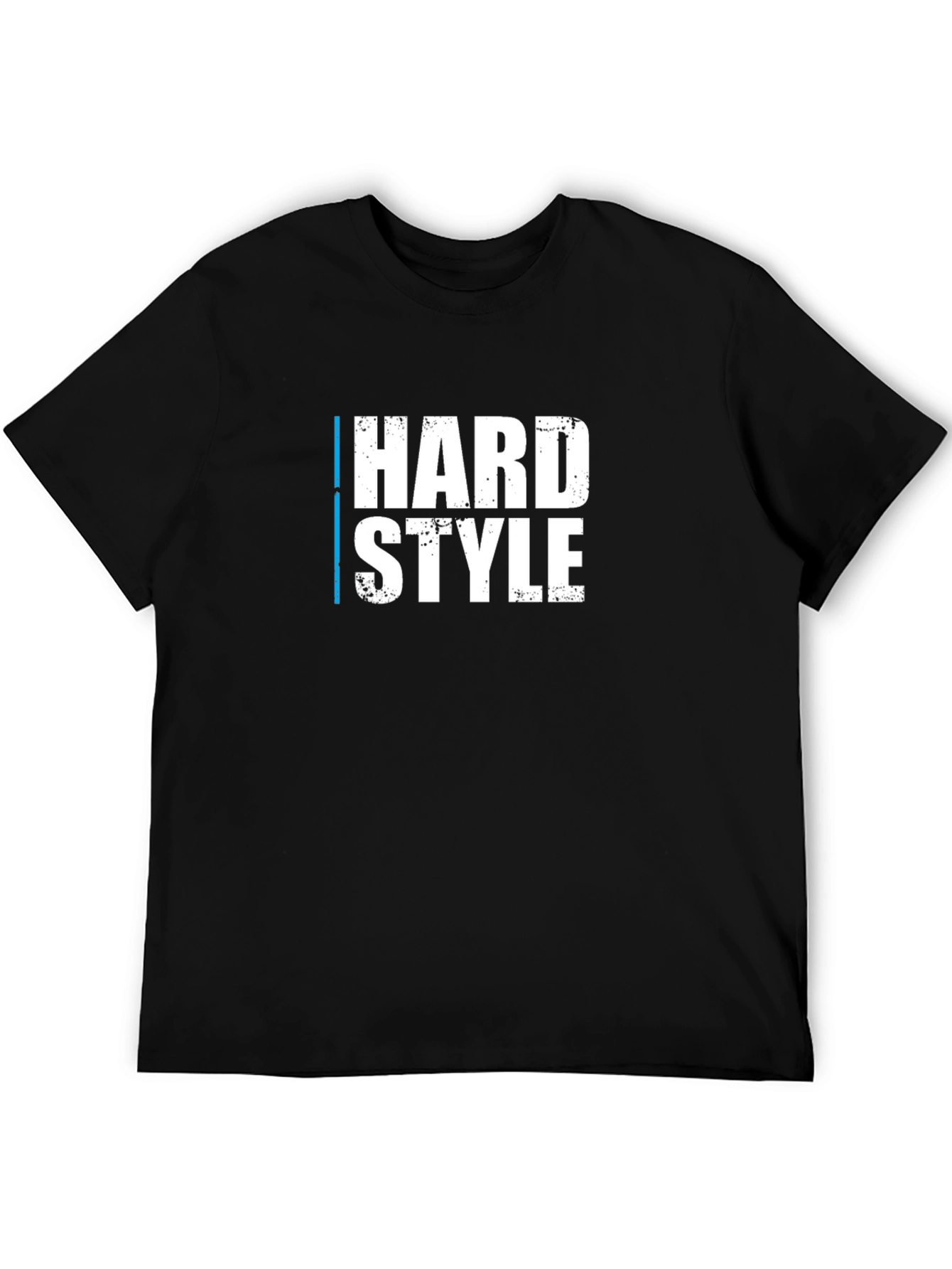 Hard Style Black Cotton T-Shirt
