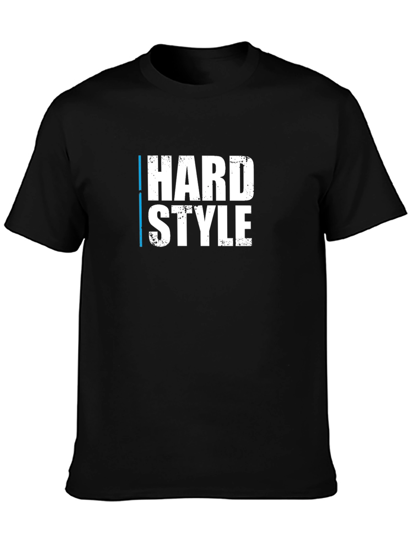 Hard Style Black Cotton T-Shirt