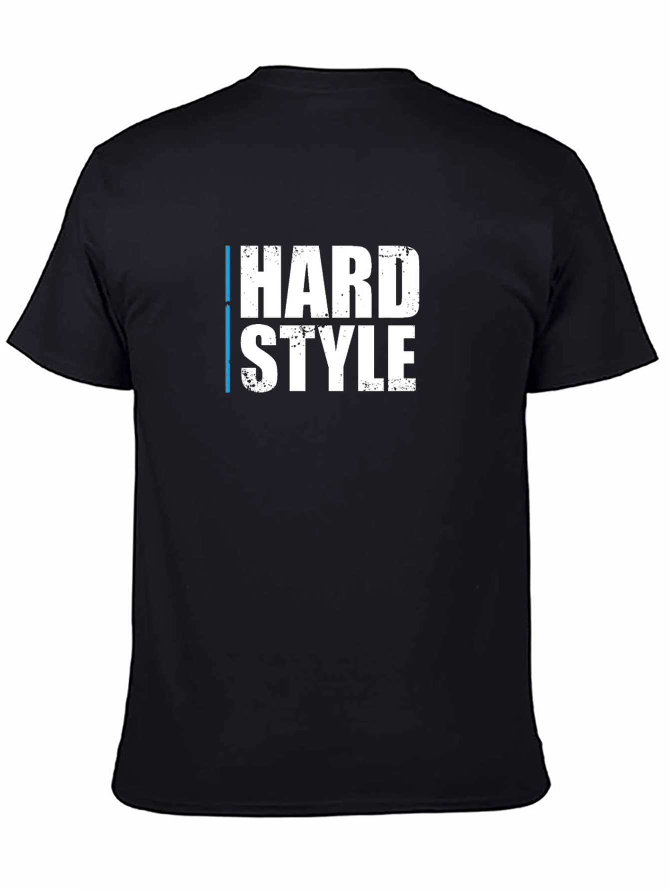 Hard Style Black Cotton T-Shirt