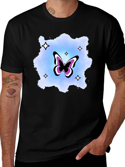 Butterfly Starburst Graphic T-Shirt