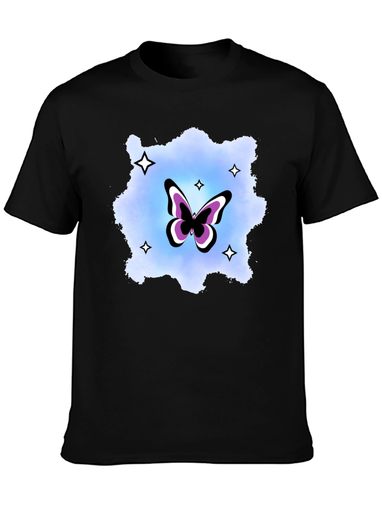Butterfly Starburst Graphic T-Shirt